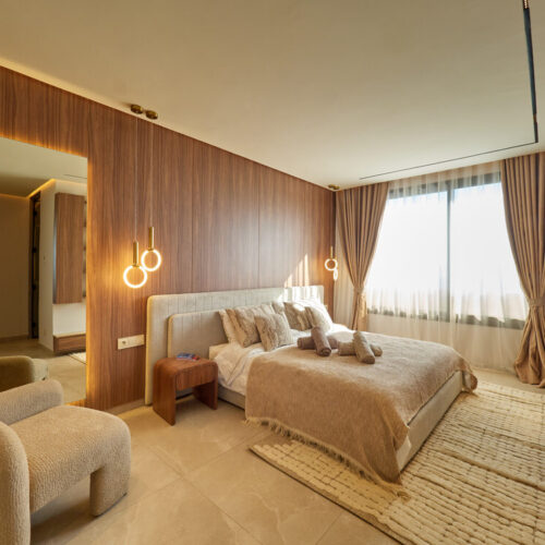 Suite aux boiseries chaleureuses