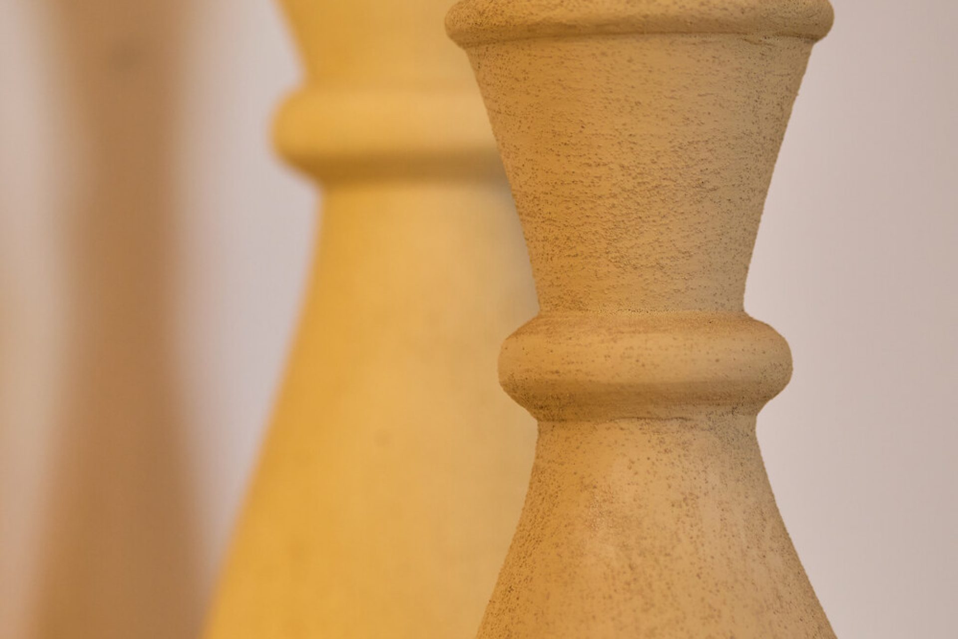 Détail d'un vase en céramique