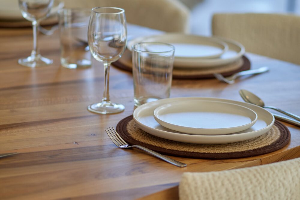 Détail de l'art de la table